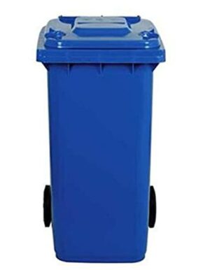 BIDONE NET. URBANA 120LT C/RUOTE BLU