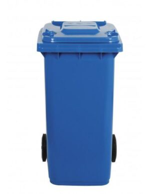 BIDONE NET.URBANA POLIET. LT240 C/RUOTE BLU