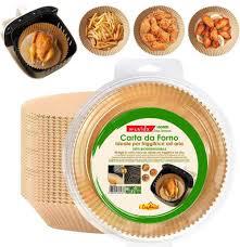 CARTA FORNO PER FRIGGITRICE AD ARIA 50PZ D.20XH4.5 CT DA 4 CF 15