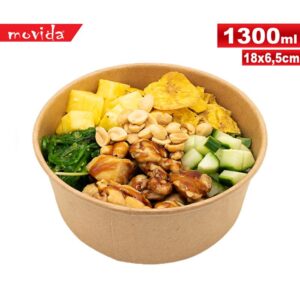 INSALATIERA BIO 1300ML 25PZ CASAMICI