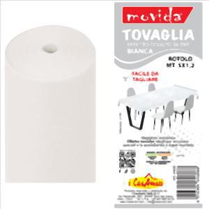 TOVAGLIA A ROTOLO TNT BIANCA MT 5X1.2 CASAMICI