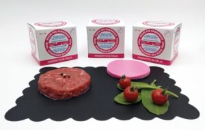 DISCHI PER HAMBURGHER PERLAFOL IN PE-HD ROSA DM.10 KG.0.5