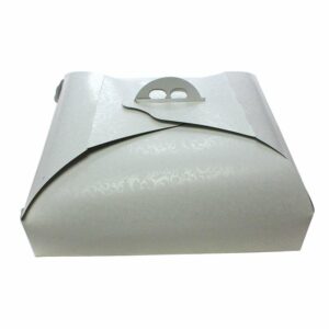 SCATOLA PORTA TORTA CM.21*21 BIANCO