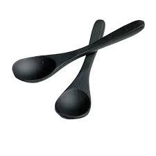 CUCCHIAINO BAMBOO NERO CM.9 12 PZ