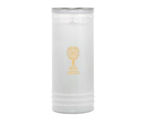 CERONE T100 BIANCO (LUMICART) KG.1.2 diam.10 H.24