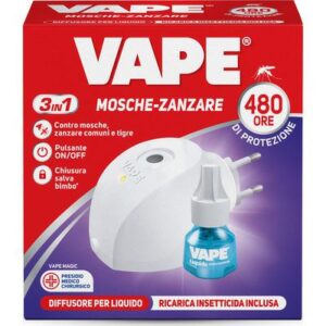 VAPE EMANATORE MOSCHE & ZANZARE 480 ORE