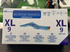 GUANTI NITRILE BLU MIS.XL PZ.100 SENZA POLVERE