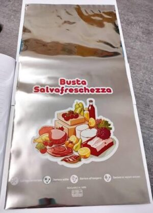 BUSTA PP METAL 20X32.5+5 SALVAFRESCHEZZA  35MY 1000 PZ