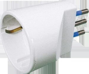 ADATTATORE DA PRESA SCHUKO A SPINA 2 POLI 10/A CE14B