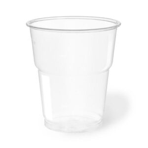 BICCHIERI  TRASPARENTI PET CC 250 PZ.50