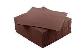 TOVAGLIOLI PUNTA A PUNTA 38*38 CIOCCOLATO PZ.40